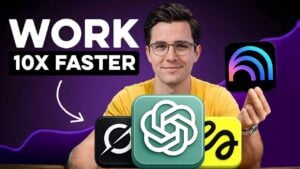 Table comparing the specific use cases for Claude, ChatGPT, Perplexity, Gemini, and Higsfield