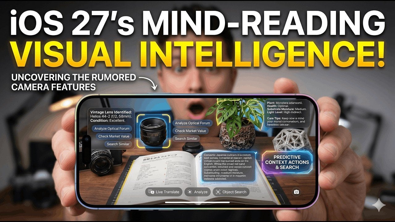 Why iOS 27’S Rumored Visual Intelligence is a Massive iPhone Upgrade