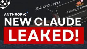 Leaked Claude Builder UI showing app templates and live preview features