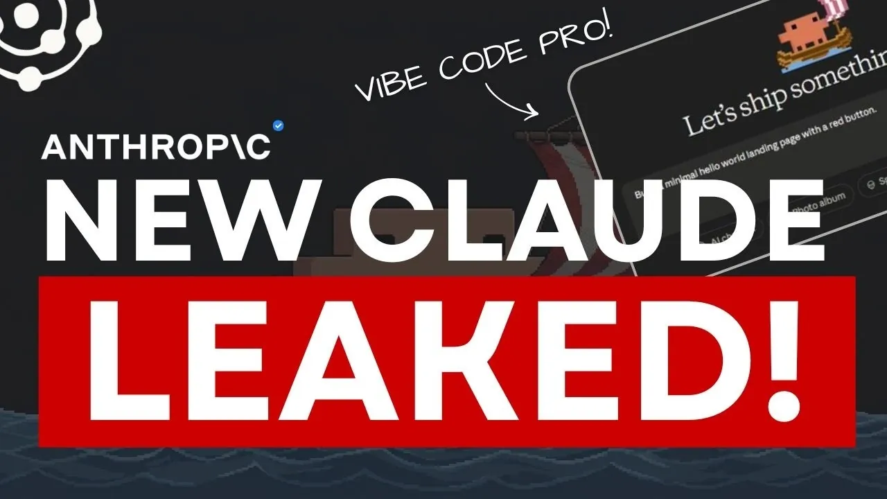 Leaked Claude Builder UI showing app templates and live preview features