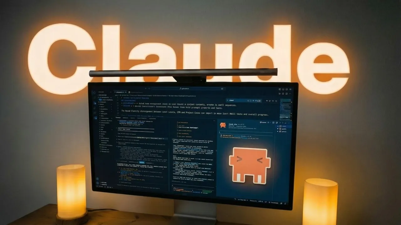Business owner using Claude Code to automate daily workflow tasks on a laptop.