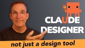 Claude Design interface showing seamless integration with Claude Code for website creation