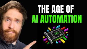Comparison of manual web browsing versus an automated AI agent running research scripts.
