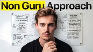 AI-generated virtual influencer modeling fashion apparel for a brand partnership.