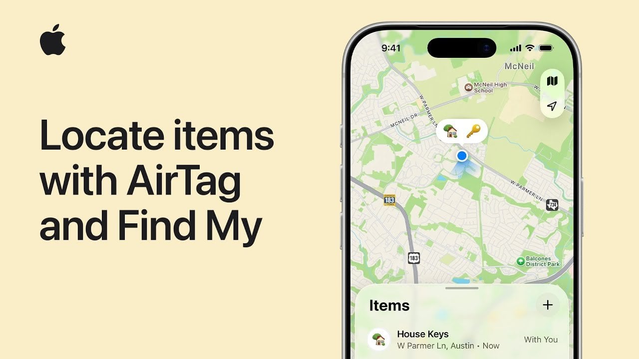 Separation alert settings showing trusted locations like home to reduce notifications for an AirTag.