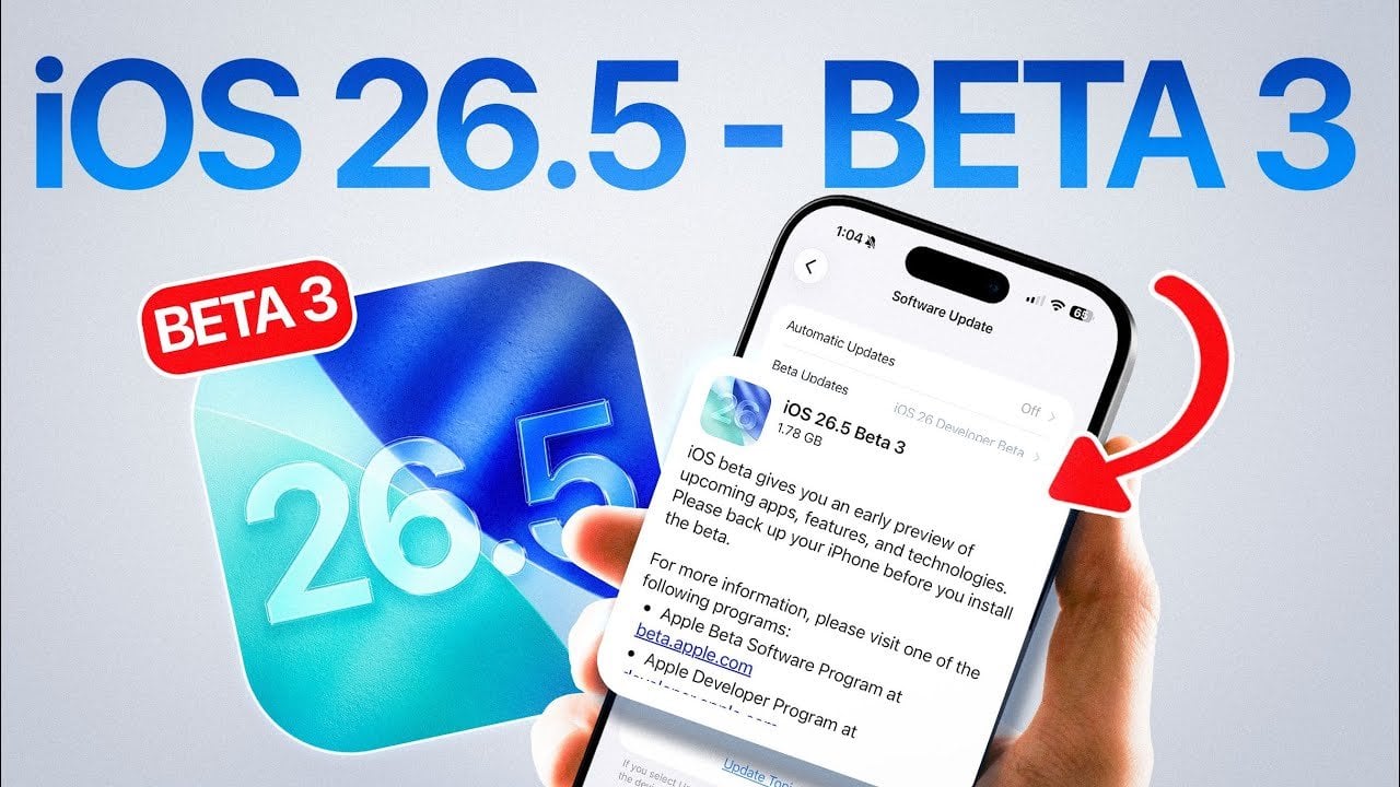Side-by-side view of Beta 2 and Beta 3 scrolling, highlighting fewer frame drops and smoother animations.