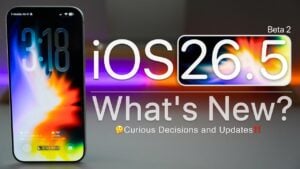 Settings app view where notification forwarding is missing on U.S. devices after installing iOS 26.5 Beta 2.