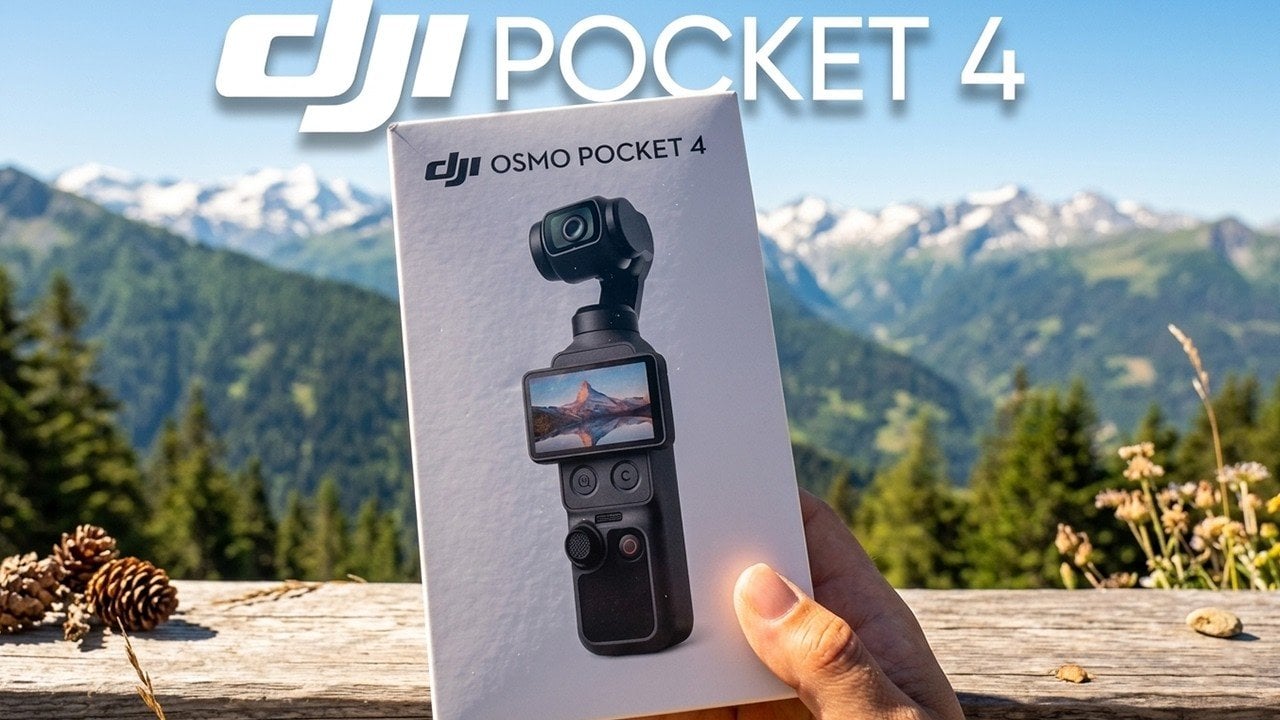 Retail listing shows DJI Pocket 4 blind pre-orders in China with unclear price and specifications before launch.