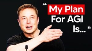 Elon Musk presenting the xAI roadmap for Grok 5 development.