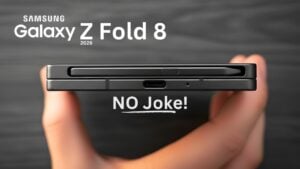 Close-up of a Galaxy Z Fold 8 charging screen showing 45W fast charging and battery percentage during top-up.