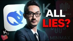 Chart comparing ARC AGI 2 scores shows Chinese AI models lagging behind top Western systems by months.