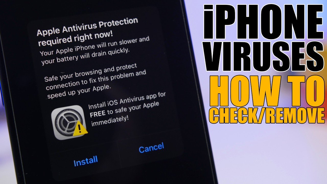 Featured image for How To Check iPhone for VIRUSES & Remove Them !