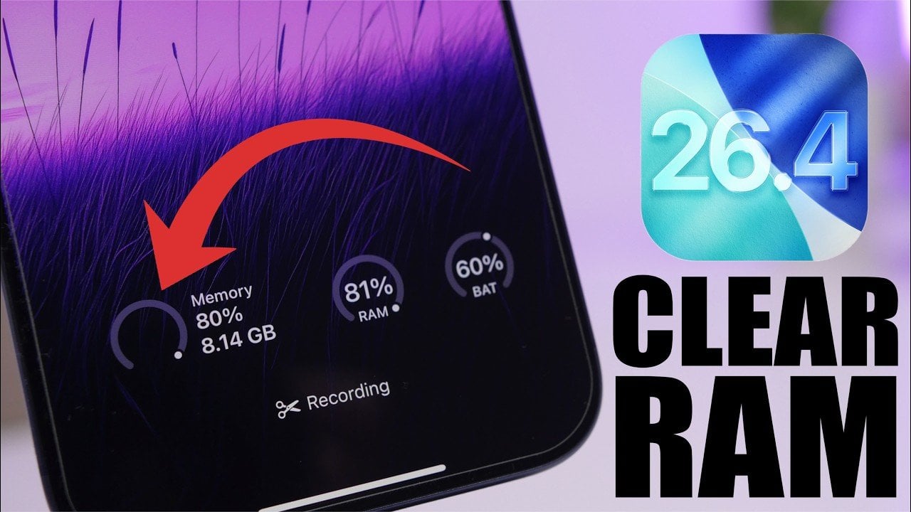 Featured image for How To Clear iPhone RAM Memory - iOS 26.4 !