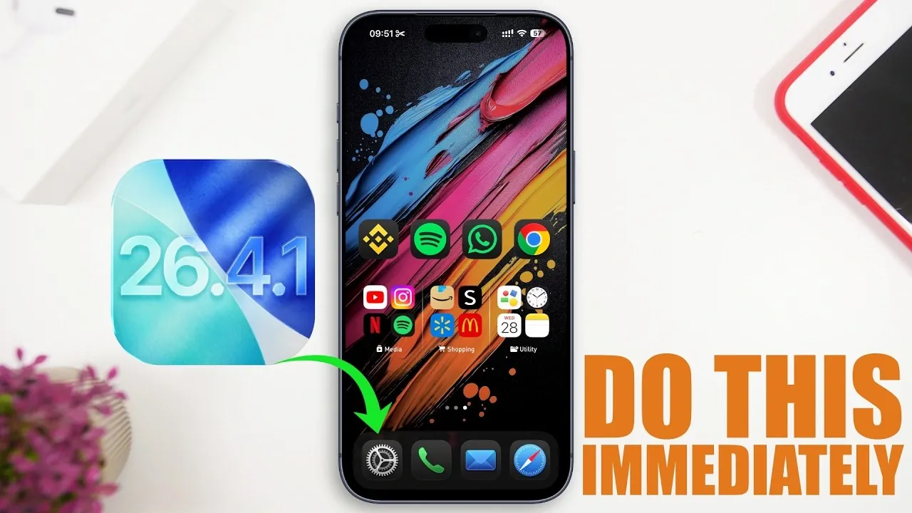 Featured image for iOS 26.4.1 - 5 Things TO DO Immediately After Updating !