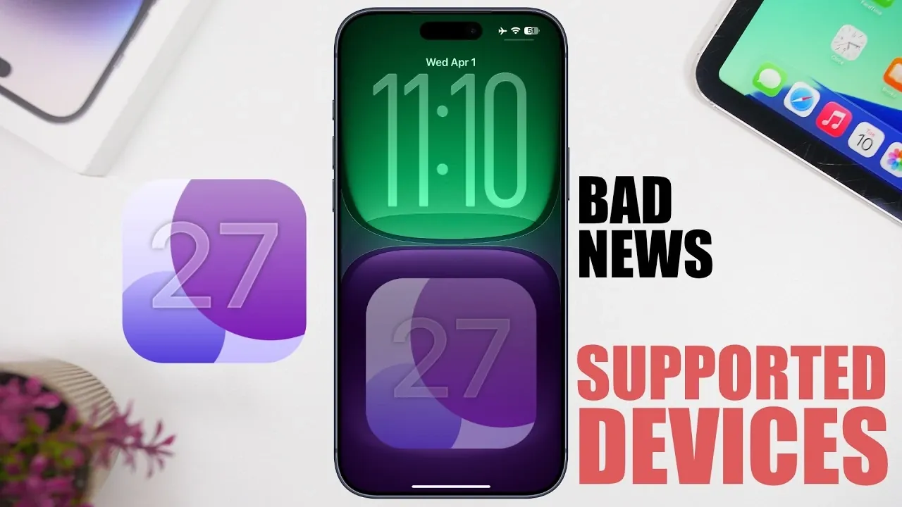 Close-up of an iPhone 11 Pro with a label indicating Apple’s vintage classification for older hardware.