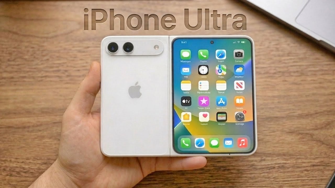 Side-by-side render comparing iPhone 18 Pro and iPhone 17 Pro with nearly matching frames.