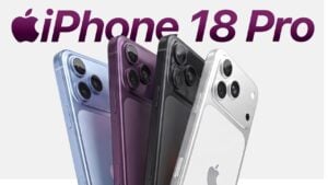 Close-up of iPhone 18 Pro rear camera module illustrating a rumored variable aperture lens for different lighting conditions.