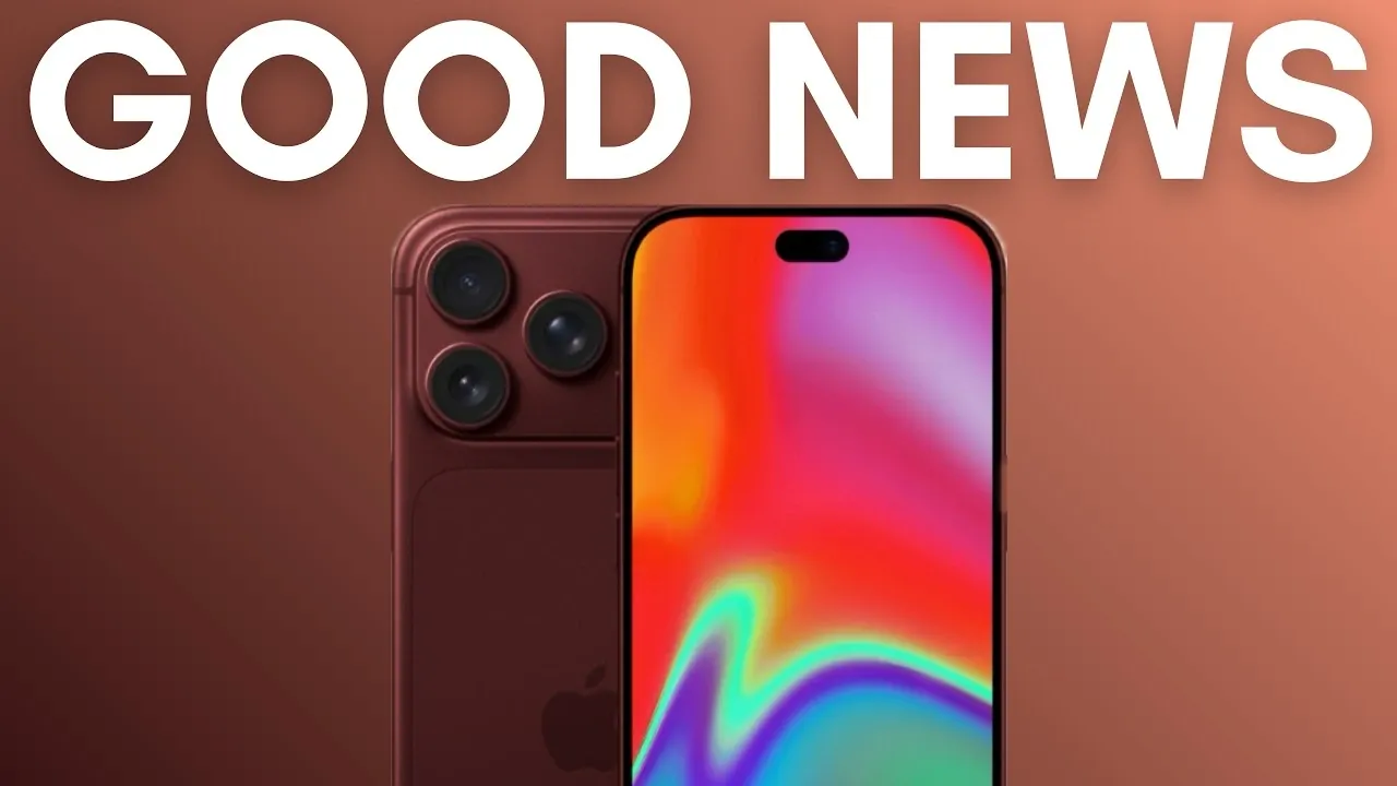 Render showing iPhone 18 models with a reduced Dynamic Island area compared with earlier iPhone 17 designs.