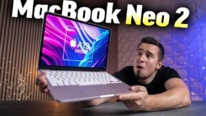 Port layout view noting one connection remains limited to 480 Mbps while MagSafe 3 is still only rumored.