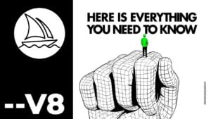 Midjourney V8 conversation mode rewriting a user prompt into a longer, more detailed creative prompt suggestion.