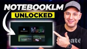 NotebookLM interface showing a 2026 notebook with PDFs, Drive files, and web sources grouped together.