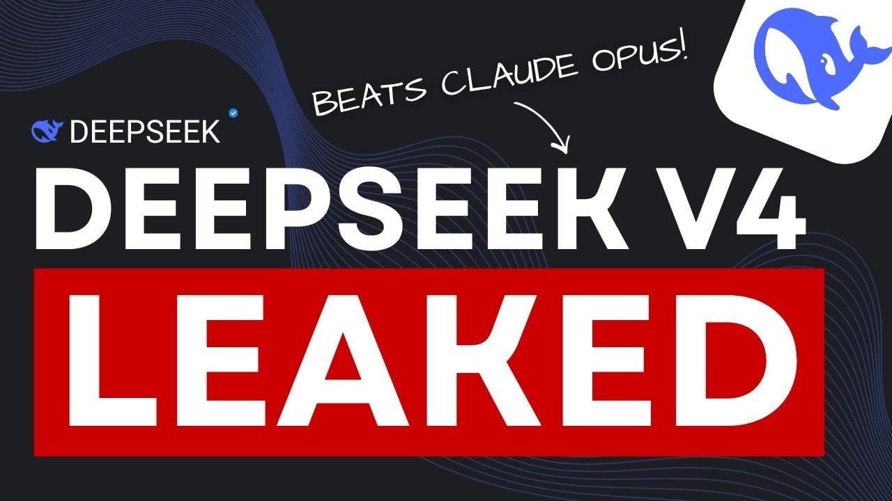 Leaked DeepSeek V4 Benchmarks Reveal a Massive 1-Million Token Context Window