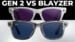 Transparent frame option for the Ray-Ban Meta Blayzer smart glasses