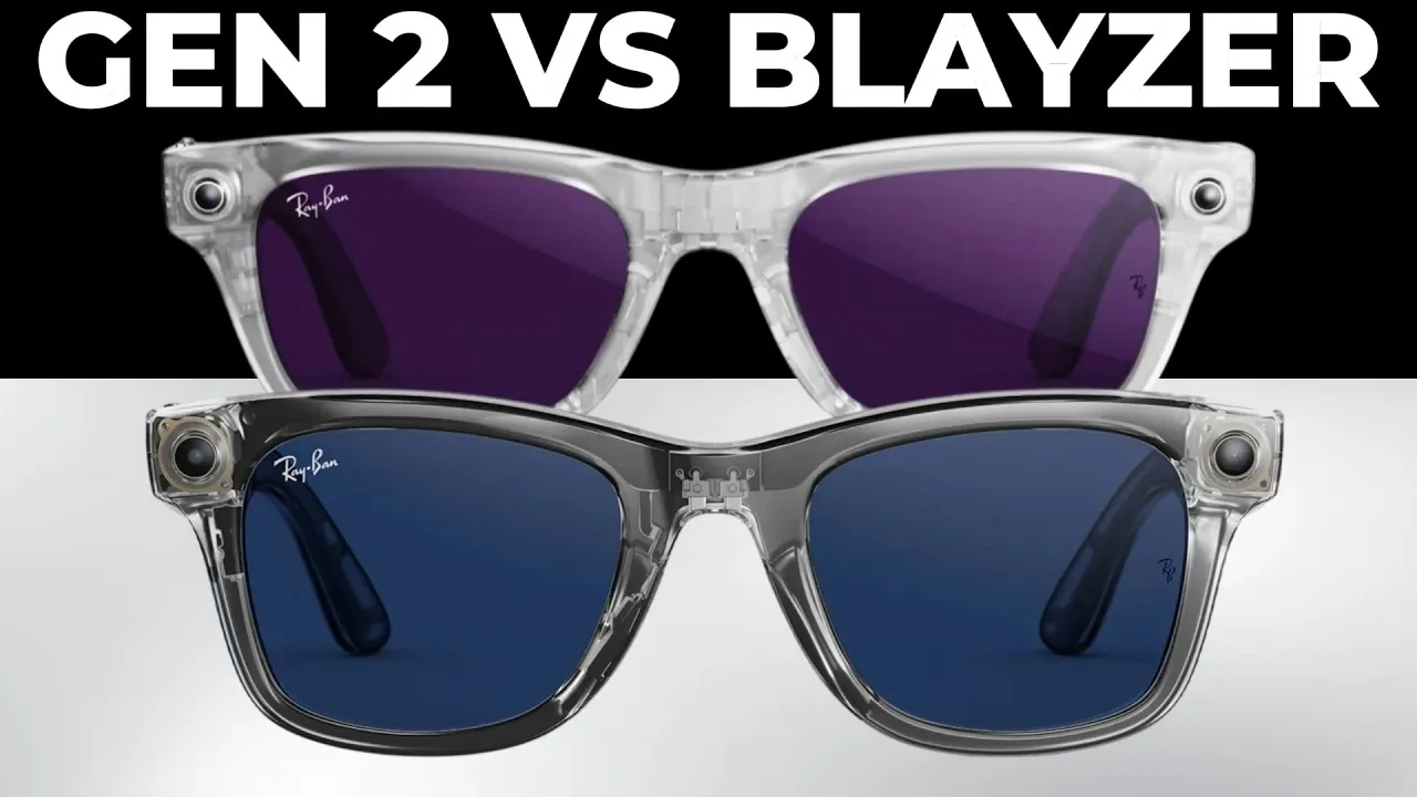 Transparent frame option for the Ray-Ban Meta Blayzer smart glasses