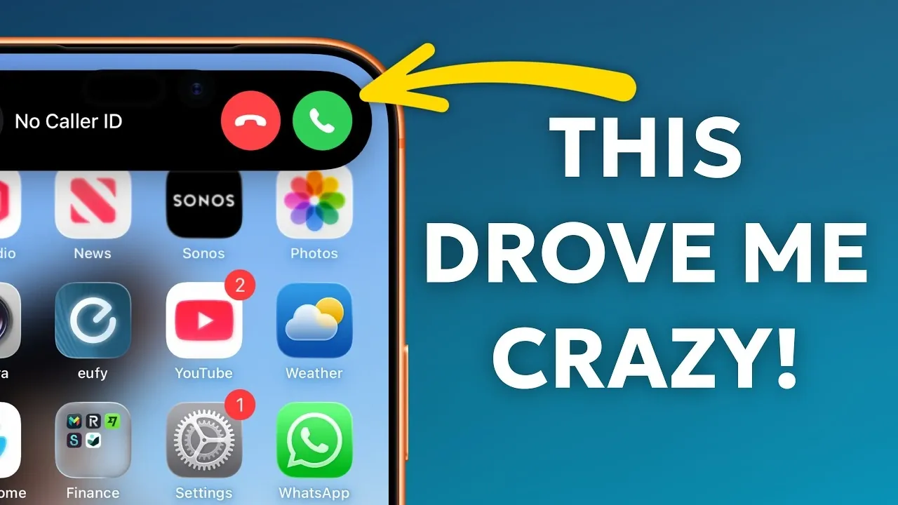 Phone settings screen highlighting Silence Unknown Callers to cut down interruptions from unrecognized numbers.