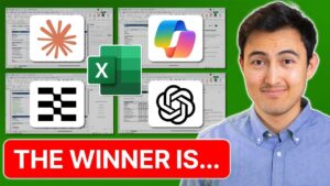 Numbered ranking list of Excel AI tools with Tracelight first and Copilot last