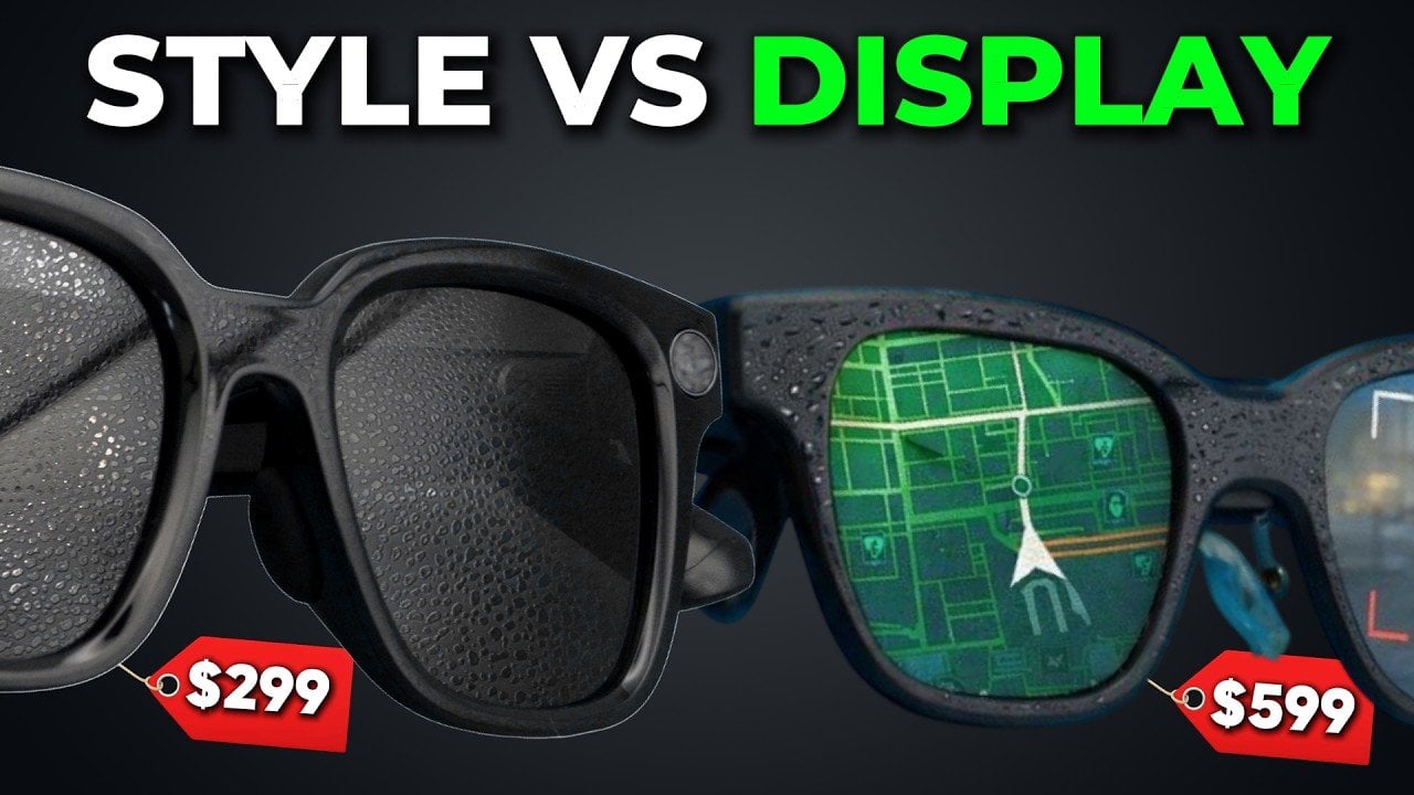 Side by side comparison of Rokid AI Glasses Style and Rokid Display