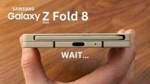 A stylus resting near a foldable display, illustrating the rumored S Pen comeback on Galaxy Z Fold 8.