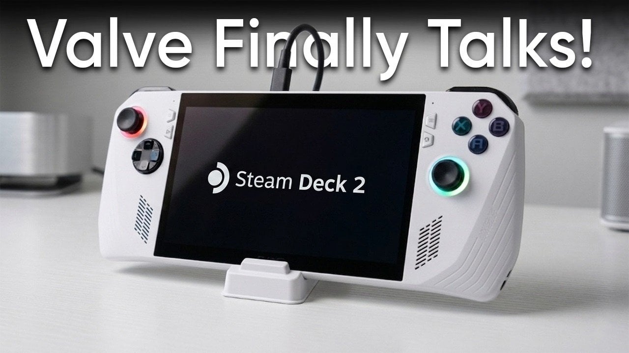 Valve Steam Deck 2 handheld gaming console concept