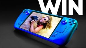 SteamOS beta notes highlighting UI changes, new graphics drivers, and stability improvements for handheld play.