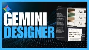 Screenshot of Google Stitch showing an AI-native canvas mixing text, images, and code in one workspace.