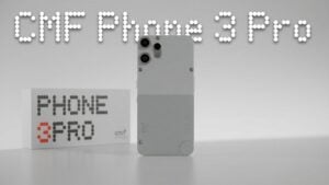 Front view of the CMF Phone 3 Pro AMOLED display