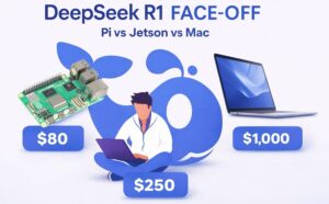 NVIDIA Jetson Orin Nano used for DeepSeek R1 inference, highlighting mid-range speed in local tests.