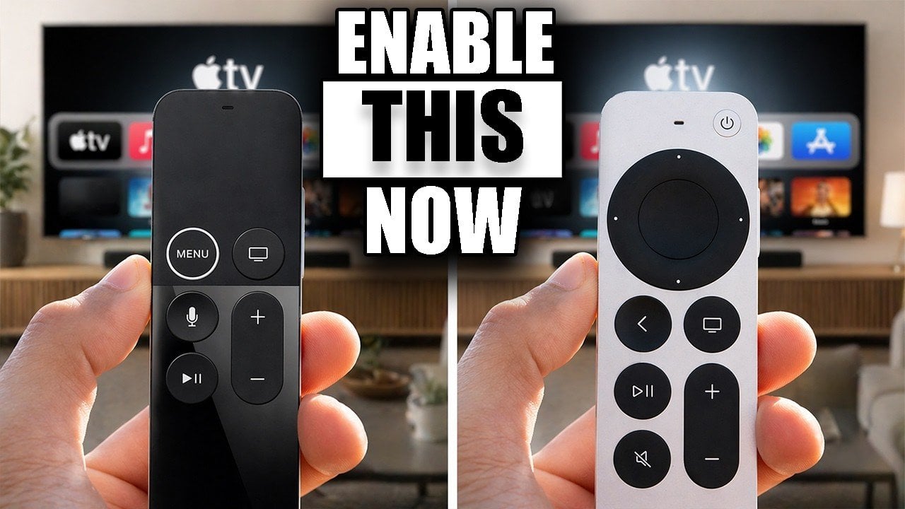 Apple TV profile settings screen showing the option to skip profile selection when waking the device.