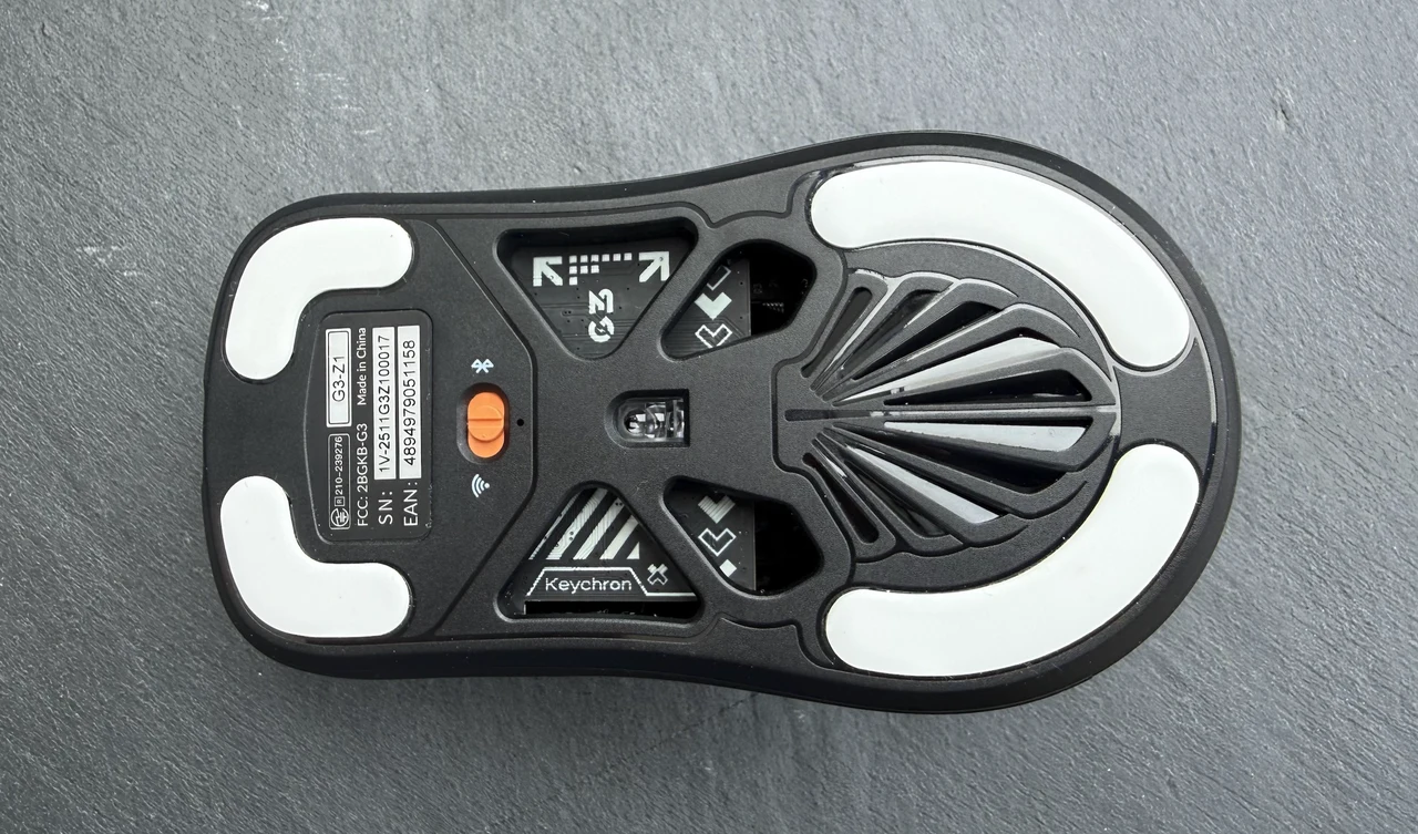 Keychron G3 Ultra Light Wireless Mouse Bottom