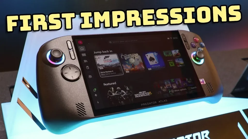 Acer Just Revealed Two Gaming Handhelds with Wildly Different Specs