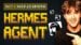 Step-by-step workflow of Hermes AI automating a content creation task.