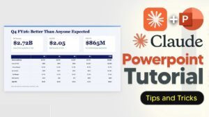 Example of Claude Opus 4.6 converting a PDF into an editable slide deck