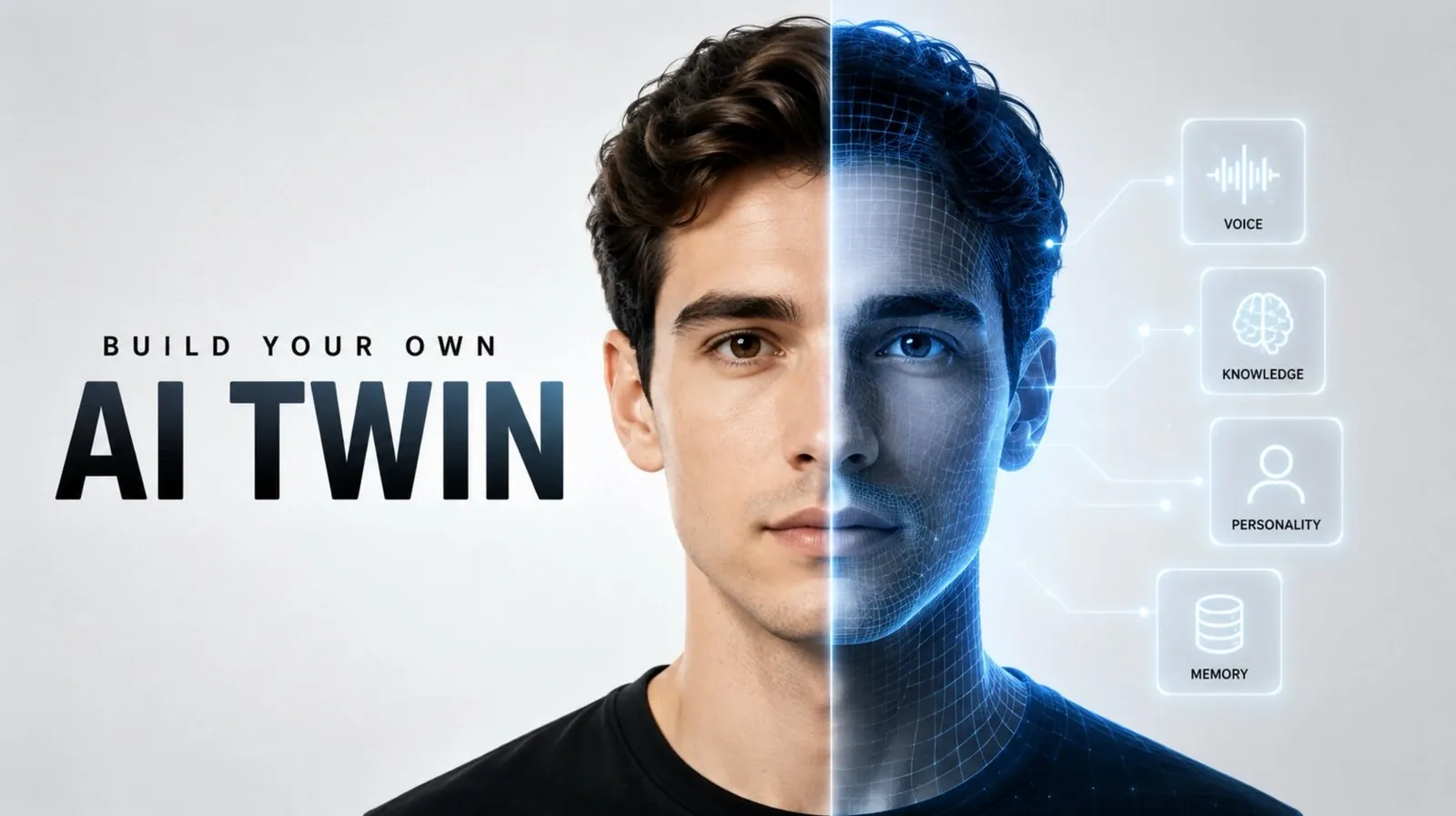 No-code interface for building personalized AI twins