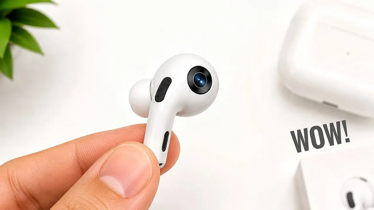 Close up of the longer stems on the new AirPods Pro prototypes