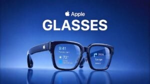 Minimalist design of Apple AI glasses featuring lightweight frames