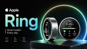 Concept design of the rumored Apple smart ring