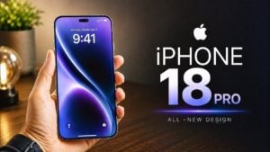 Comparison showing the smaller dynamic island on the iPhone 18 Pro