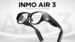 Three floating virtual screens displayed through INMO Air 3 lenses.