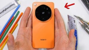 Oppo Find X9 Ultra smartphone in Canyon Orange