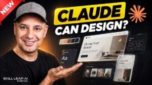 Claude Design interface showing a mobile app prototype